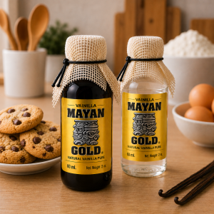 Vainilla Mayan Gold Mini, Oscura 60 ml.